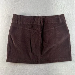 We The Free People‎ Sz 27 Joanie Cord Mini Skirt Brown Low Rise Coquette Boho thumbnail 7