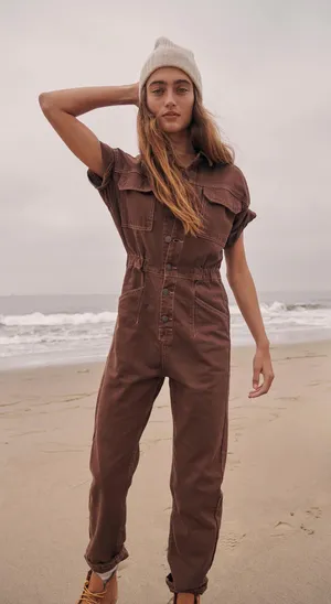 Free People Marci Coverall Jumpsuit thumbnail 3