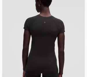 Lululemon Black Shorts Short Sleeve thumbnail 3