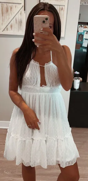 Swiss dot dress thumbnail 3