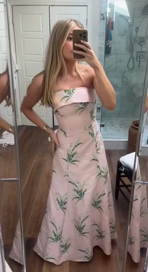 Lula Kate Pink Lily Of The Valley Dress thumbnail 1
