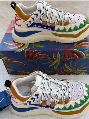 Farm Rio Apollo Women's Fashion Sneakers 7.5 New thumbnail 1