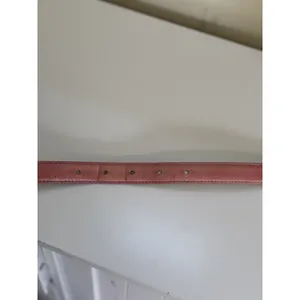 Ellen Tracy Women’s Pink Genuine Italian Leather Slim Belt Silver Buckle M Casual thumbnail 6