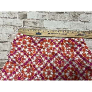 Lands'‎ End Women's 2 Pink Orange Yellow Medallion Swim Skirt Modest XS thumbnail 6