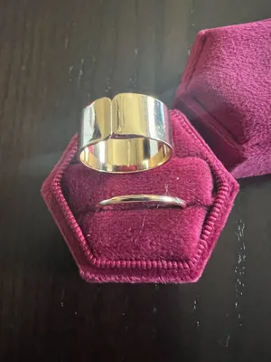 Ladies Gorgeous Golden Stackable Rings (2) Size 7 Gold thumbnail 1