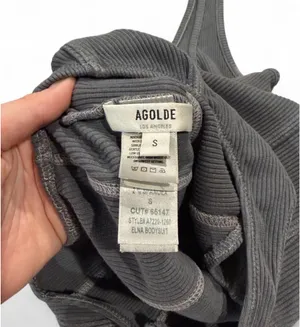 Agolde Elna Bodysuit in Gravity Small thumbnail 5