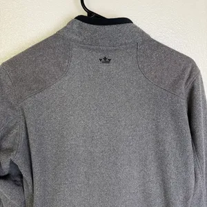 Peter Millar Warmth Jacket Womens Medium Gray Full Zip Fleece Golf Sanctuary thumbnail 8