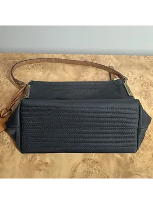 Dooney & Bourke Black Nylon Small Shoulder Bag Duck Logo Y2K Purse thumbnail 6