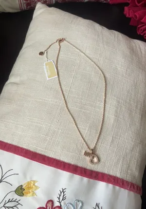 Michael Kors Love 925 Sterling Rose gold Women's Necklace thumbnail 1