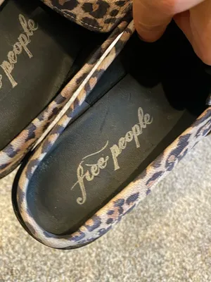 Free People Mazie Mule In Leopard Suede Size 39/ 8.5 thumbnail 6