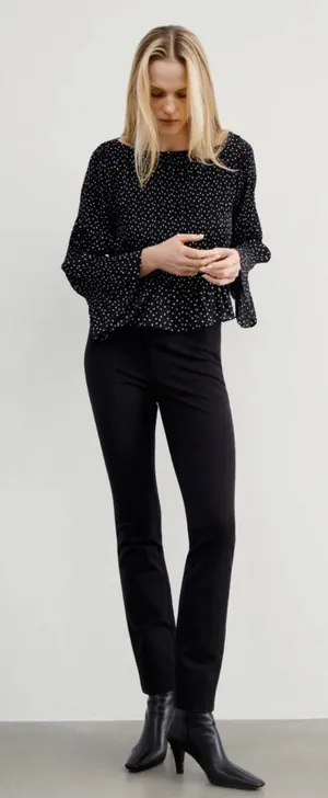 AYR Black The Daily‎ Dose Straight Leg Pants Size 26 thumbnail 1