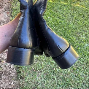 DONALD J PLINER black leather size 6 TALL FLAT RIDING boots Bixbi3-35- c thumbnail 11