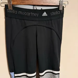 Stella McCartney by ADIDAS Black STU Panelled Zipper Ankle Legging- Size XS thumbnail 9