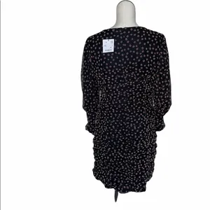 NWT Zara Bloggers Fav Puff Sleeve Sheer Textured Floral Dress XXL thumbnail 10