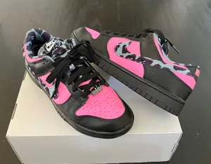 Nike New iD By Kelly Dunk Low Black Pink thumbnail 3