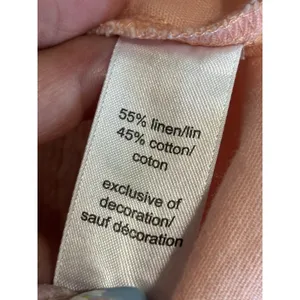 Utility Jacket Womens Peach Size Medium Pockets Tie‎ Waist Patches Embroidered thumbnail 7