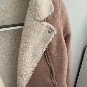 Pink Fur Lined Coat Size M thumbnail 3