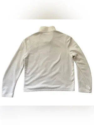 Michael Kors White Quarter Zip Pullover Sweatshirt Women’s thumbnail 2