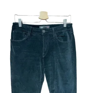 3x1 Higher Ground Jeans Pants Slim Straight Cropped Velvet Black Size 29‎ thumbnail 4