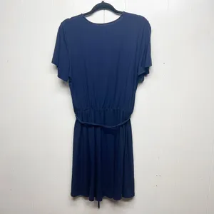 Old Navy Womens Dress Large Embroidered Flutter Sleeve Midi Stretch Boho Western thumbnail 10
