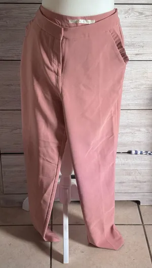 Mosaic & Co. Pink Blush Wide-Leg Dress Pants – Size L thumbnail 1