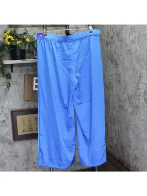 Joylab Womens Low-Rise Satin Tear Away Track Pants 94628908 Vibrant Blue XXL thumbnail 2