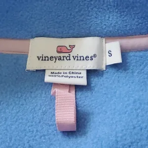 Vineyard Vines Light Blue Fleece Vest thumbnail 8