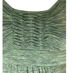 SPEECHLESS Ladies Green Top w/ Belt Tie Back Short Sleeve Tunic Top ~ Size S thumbnail 5