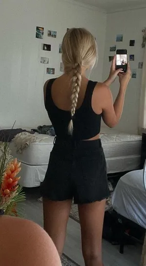 Black Denim Shorts Size 25 thumbnail 2