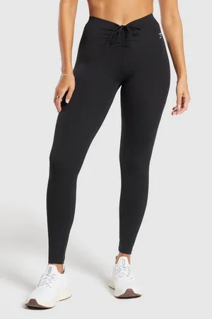 Gymshark Ruche Scrunch Butt Leggings (M) thumbnail 1