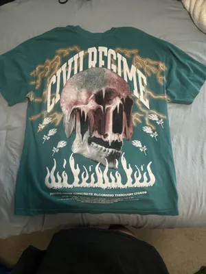 Civil Regime Teal T-Shirt thumbnail 6