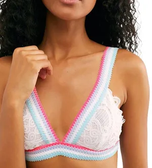 Free People Mika Lace Triangle Bralette thumbnail 1