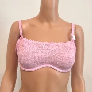 PINK Victoria’s Secret medium Wink unlined lace scoop bra BC3 3212 thumbnail 11