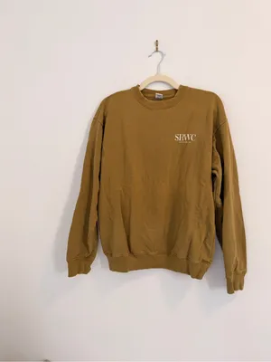Sporty & Rich Olive Crewneck Sweatshirt thumbnail 3