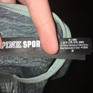 Victoria’s Secret gray and mint green M sports bra thumbnail 3