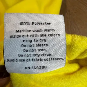Dudley‎ Stephens Baldwin Mock Neck Turtleneck Sweatshirt Sunshine Yellow Medium thumbnail 6
