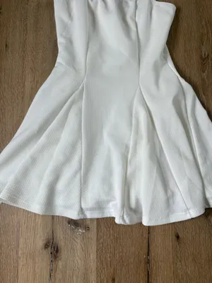 SheIn White Square Neck Fit and Flare Dress thumbnail 2