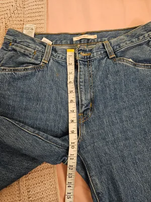 Levi's Blue Wide Leg Flare Jeans thumbnail 8