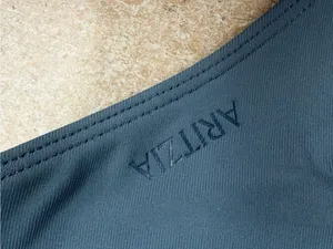 Aritzia Contour Square Neck Dusty Blue Short Sleeve Bodysuit thumbnail 4