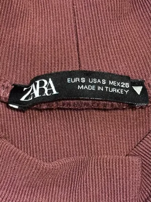 Zara Ribbed Halter Neck Crop Top Shirt thumbnail 7