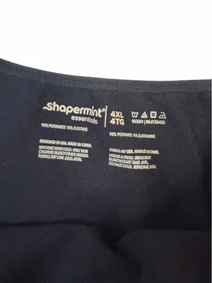 Shapermint Black Lace-Trim Bandeau Cami size 4x thumbnail 3