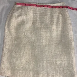 Vintage Ann Taylor Size 4 Wool Blend Cream Skirt thumbnail 11