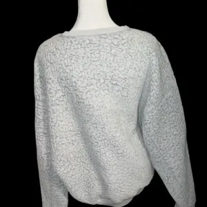 Victoria's Secret “pink” Light Gray Crew Neck Sweater sweatshirt thumbnail 5