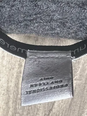 Autumn Cashmere Charcoal Gray 100% Cashmere Ribbed Zipper Crewneck Sweater XS thumbnail 3