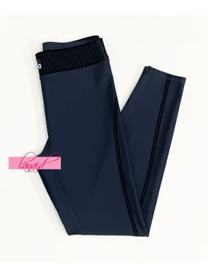 Alo Airlift High-Waist 7/8 Line Up Leggings Navy Hi-Rise Waisted Tights Skinny thumbnail 9