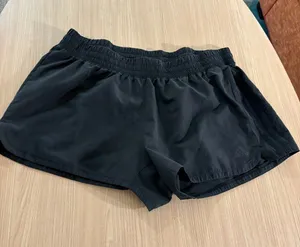 Adidas Athletic Shorts XL Xtra Large Solid Black Elastic Waist PullOn Neutral thumbnail 1