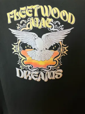 Fleetwood Mac "Dreams" Black Graphic Tee Size XXL thumbnail 2