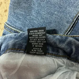 Y2K Fire & Rain Denim Wide Leg Cargo Jeans Medium Wash Blue Size 9 RJR-1990‎ thumbnail 8