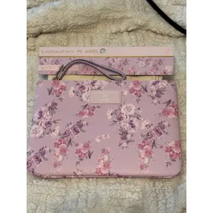 LoveShackFancy x Yoobi Happy Thoughts Floral Accessory Pouch Wristlet NWT thumbnail 5