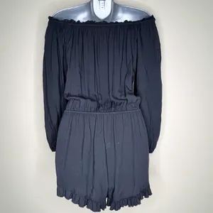 Brandy Melville Black Off the Shoulders Romper thumbnail 6